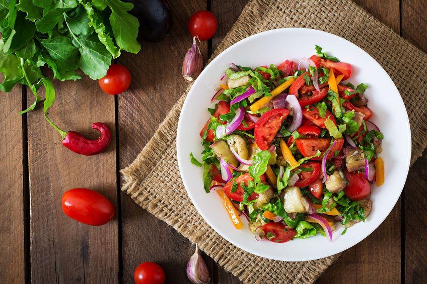 Salade d'aubergine